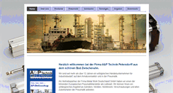Desktop Screenshot of ap-petersdorff.de